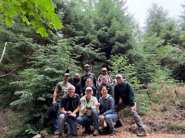 The Campbell Global Work Crew; October 10, 2025 at Hopkins Demonstration Forest