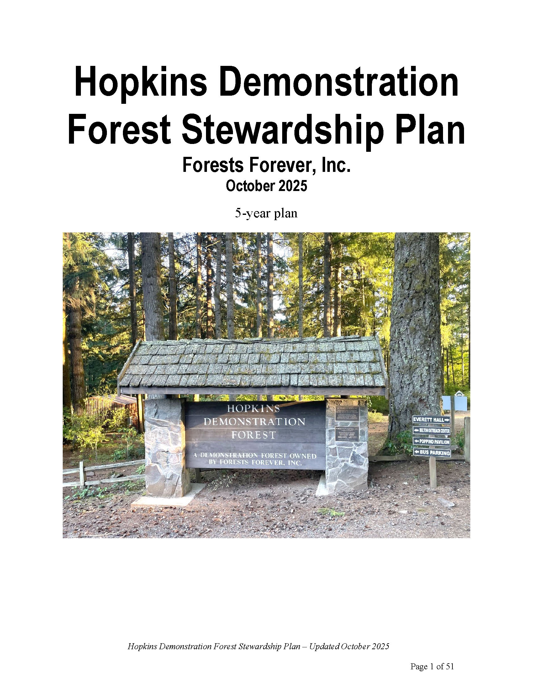 Stewardship Plan - updated October 2025 - image of first page